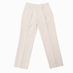 Panicale Italy Trousers Pants Womens 46 White Flat Front Straight Made in Italy